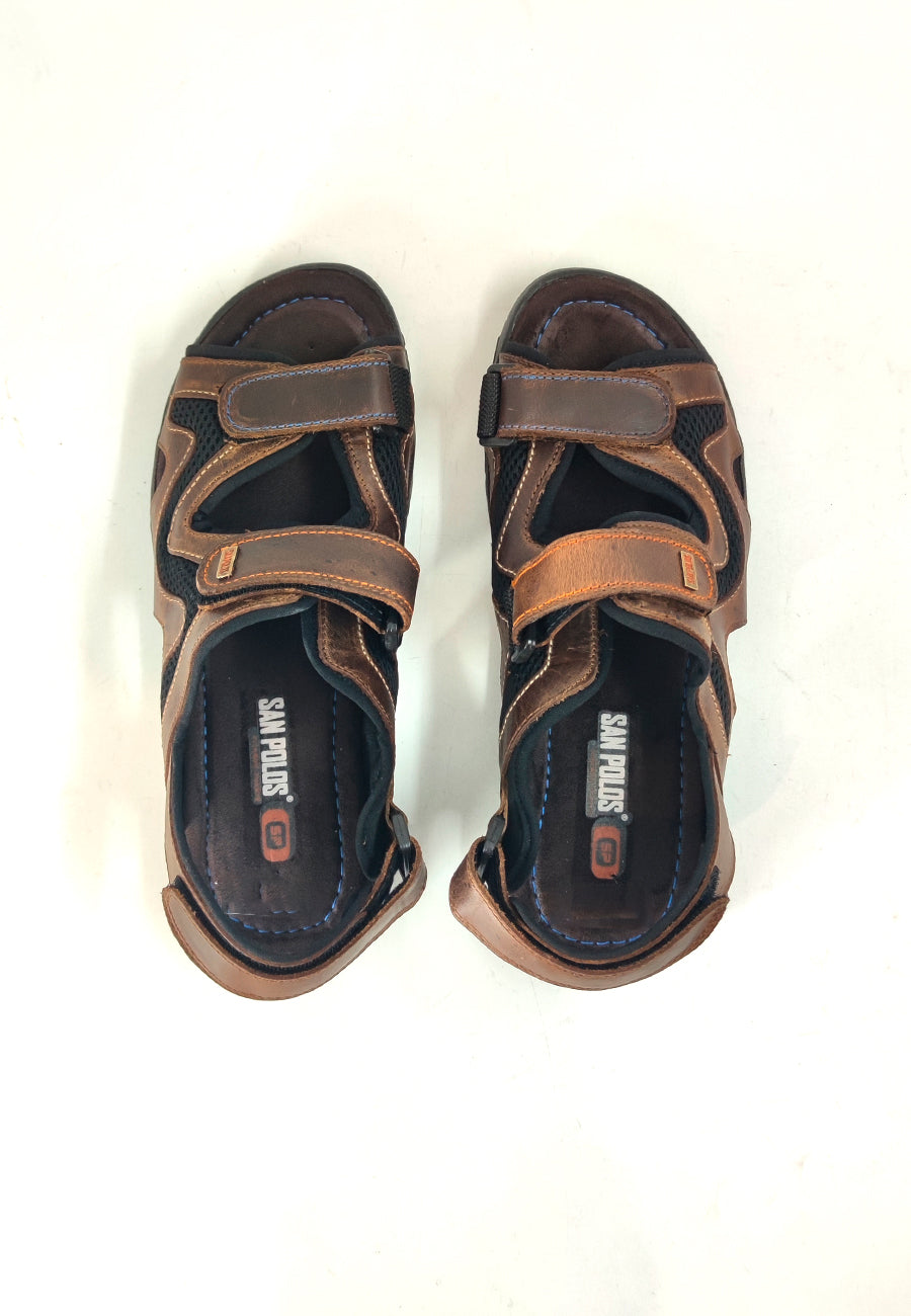 Sandalias San Polos Hombre SP-062 Pardo