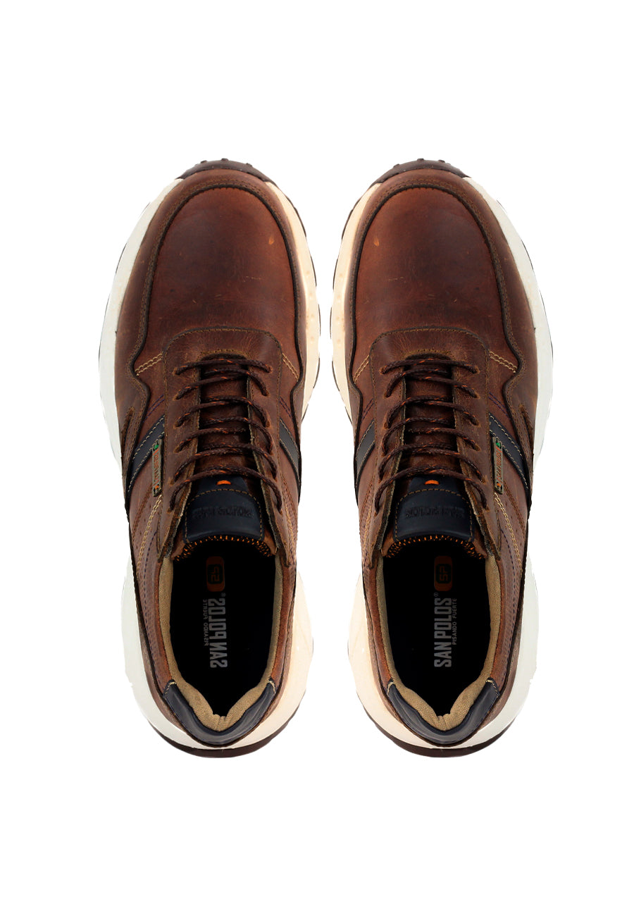 Zapatos San Polos Sneakers Hombre 3531 Coñac