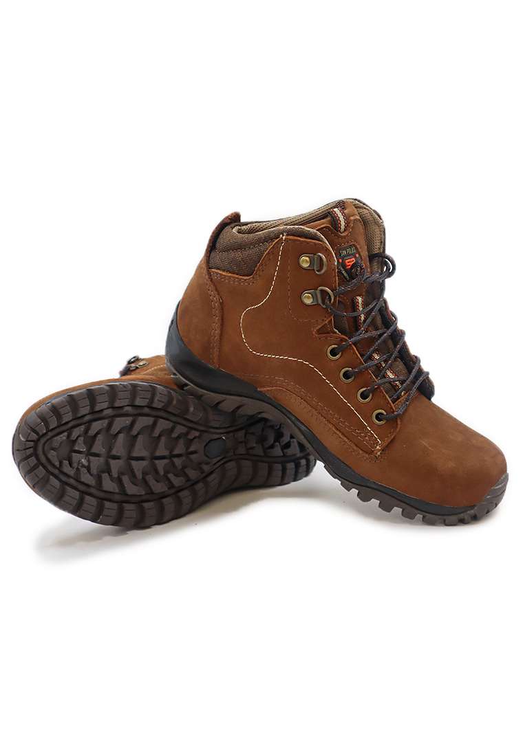 Botas San Polos Hiking Hombre 3584 Nobuck Café