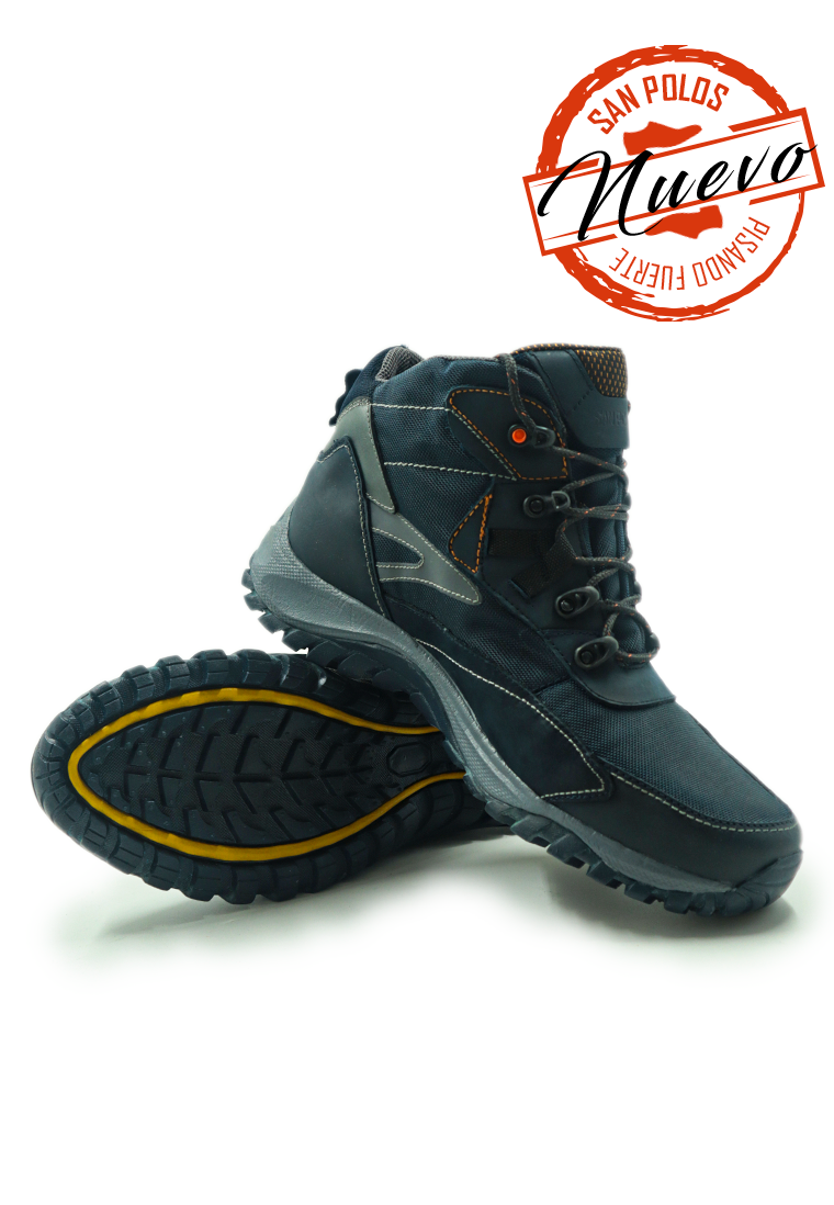 Botas San Polos Hiking Hombre 3728 Azul