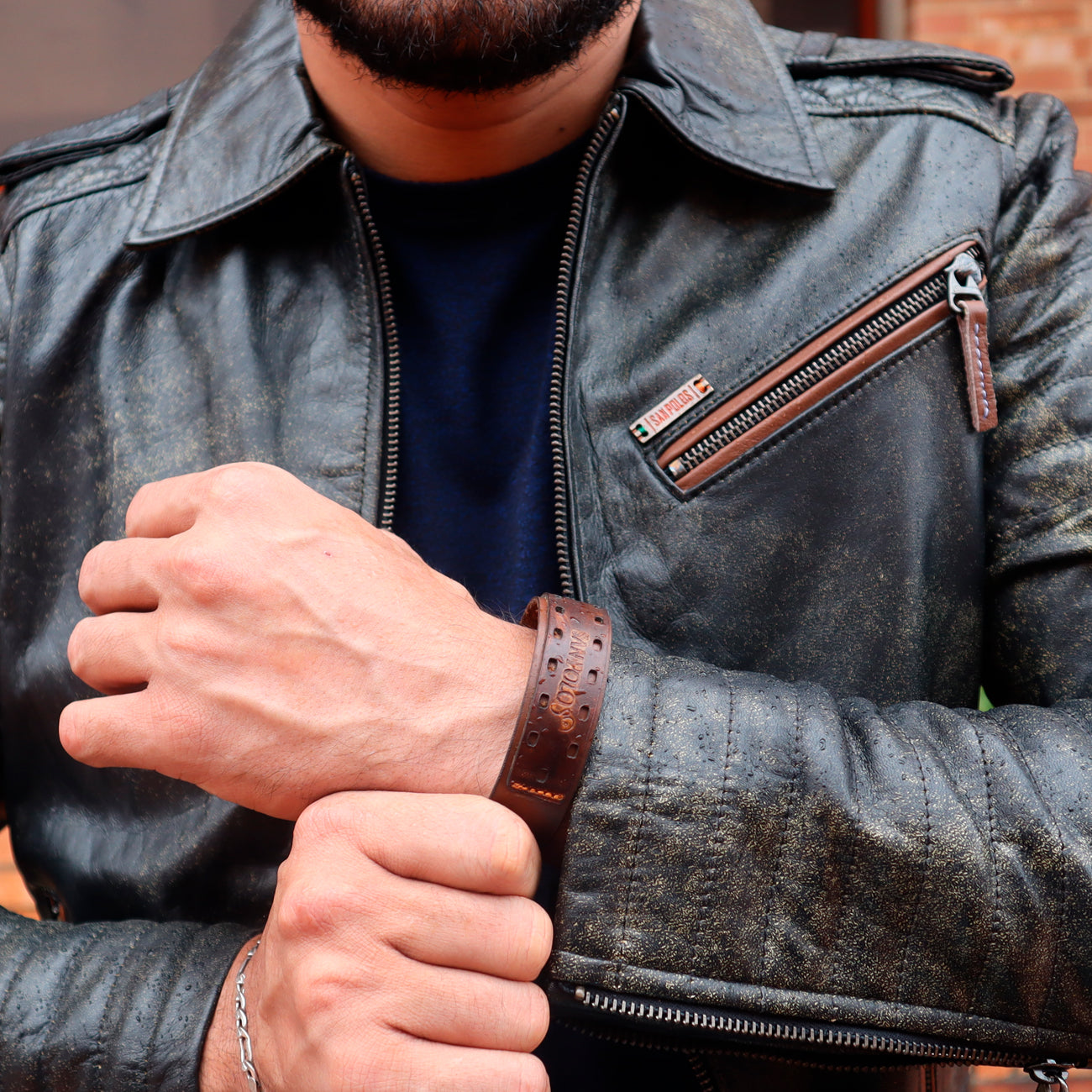Chaqueta San Polos Hombre H110R Negra Amarilla