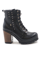 Botas de Cuero para Mujer San Polos EK8914 Negro | Casual y Elegante