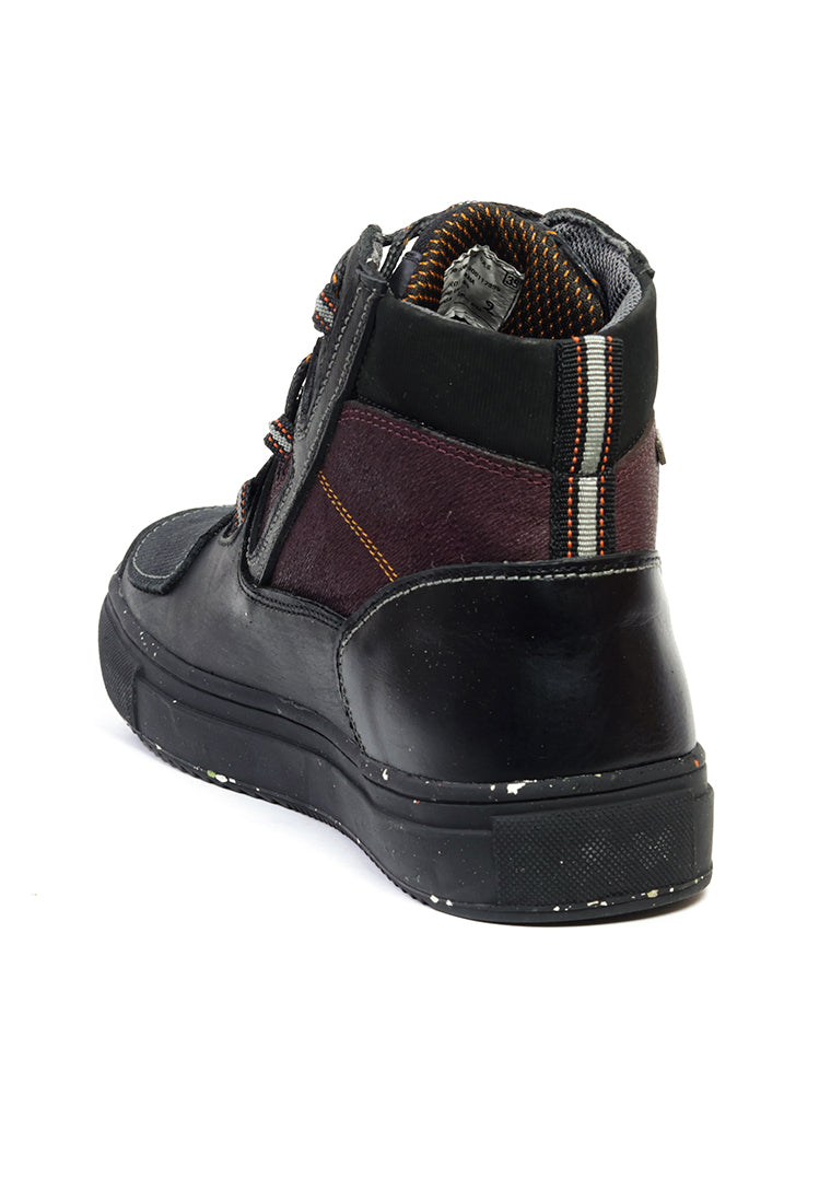 Botas San Polos Tipo Vans Hombre 3776 Negro