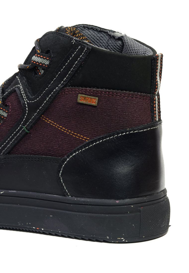 Botas San Polos Tipo Vans Hombre 3776 Negro