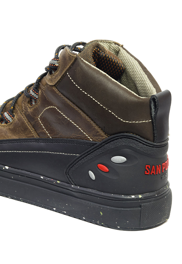 Botines San Polos Tipo Vans Hombre 3766 Miel Azul