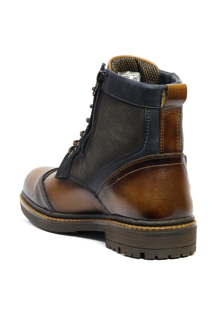 Botas San Polos Casual Hombre 3694 Miel Azul
