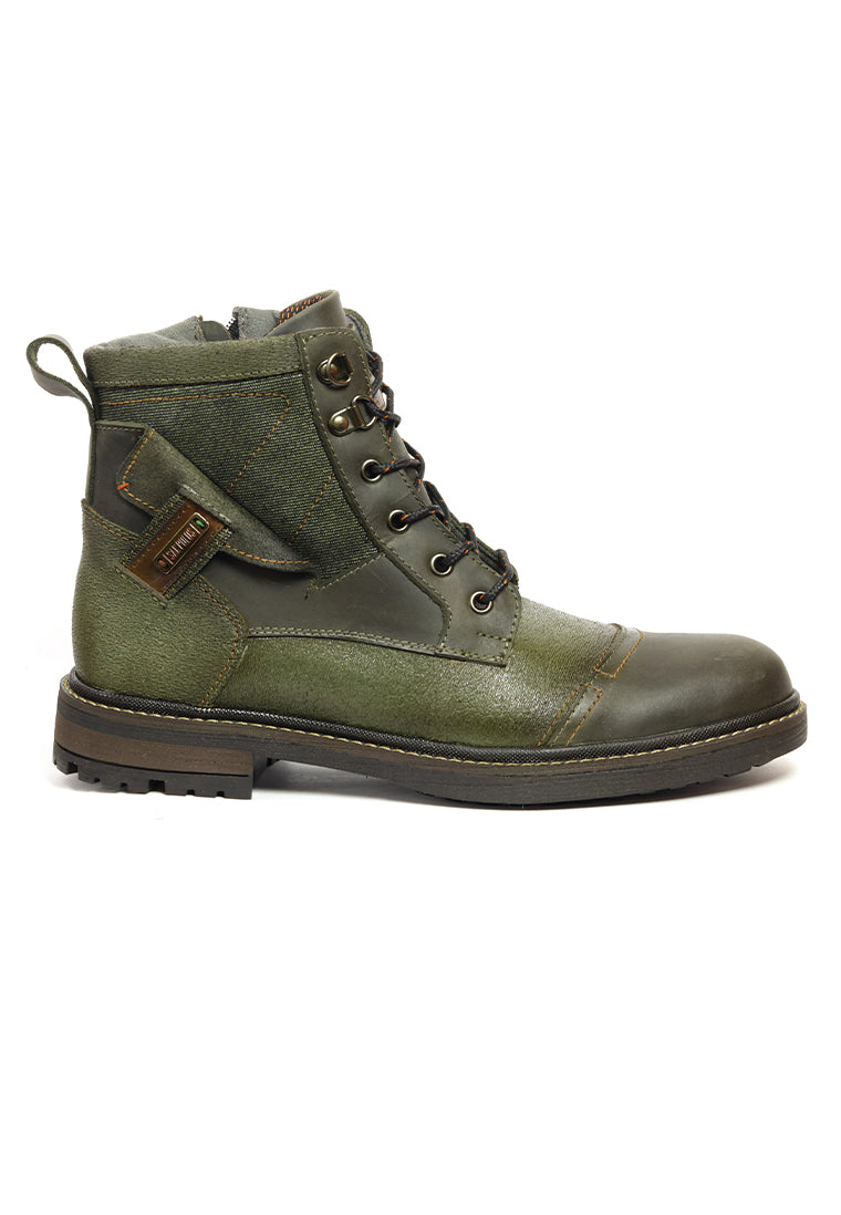 Botas San Polos Casual Hombre 3878 Verde