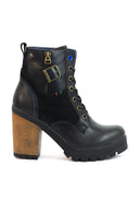 Botas de Cuero para Mujer San Polos EK8245 Negro | Casuales