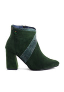 Botas de Cuero Verde para Mujer San Polos | Estilo Casual Ref. 1300