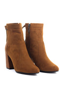 Botas de cuero para mujer San Polos color miel, estilo casual, referencia 1324.