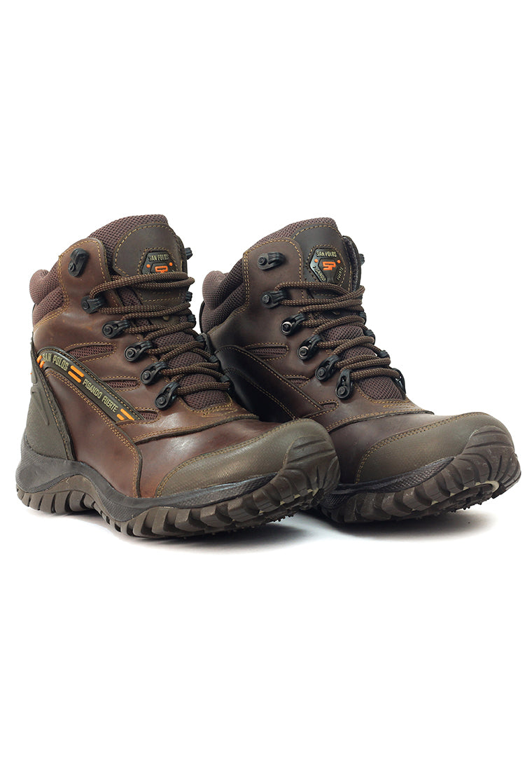 Botas San Polos Hiking Hombre 2295 Graso Café