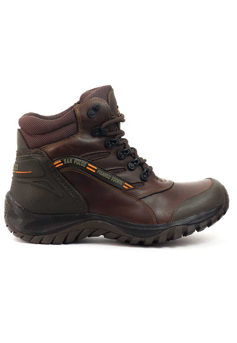 Botas San Polos Hiking Hombre 2295 Graso Café