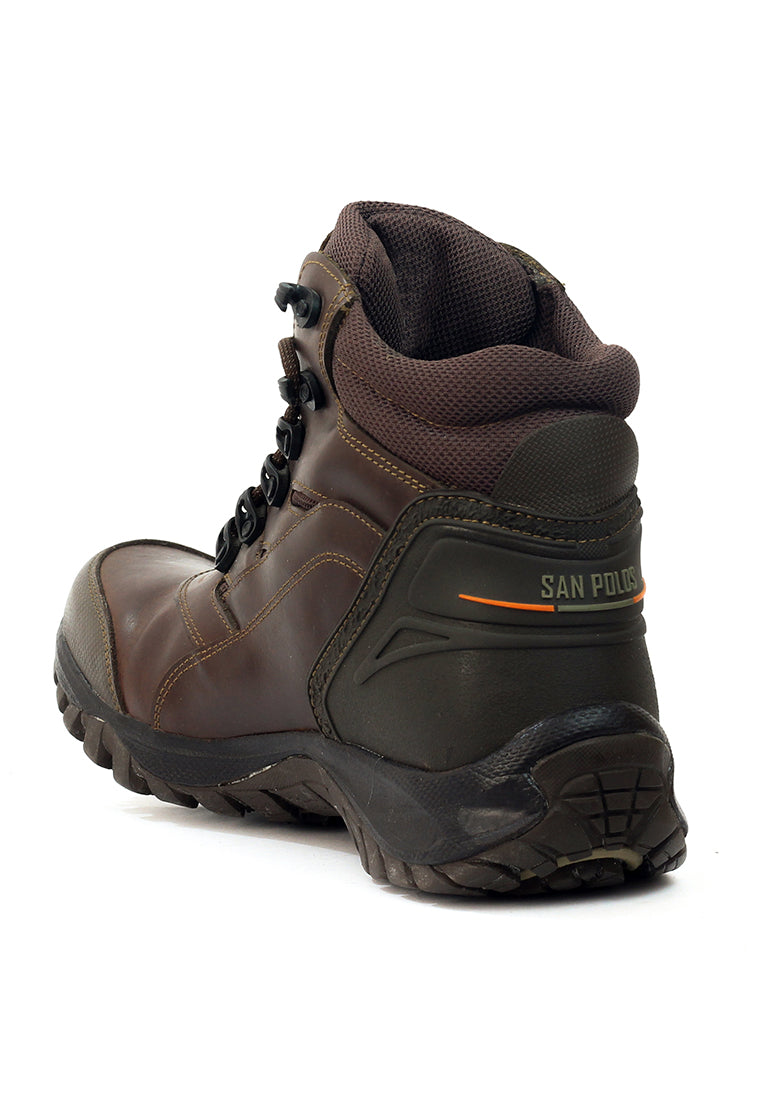 Botas San Polos Hiking Hombre 2295 Graso Café