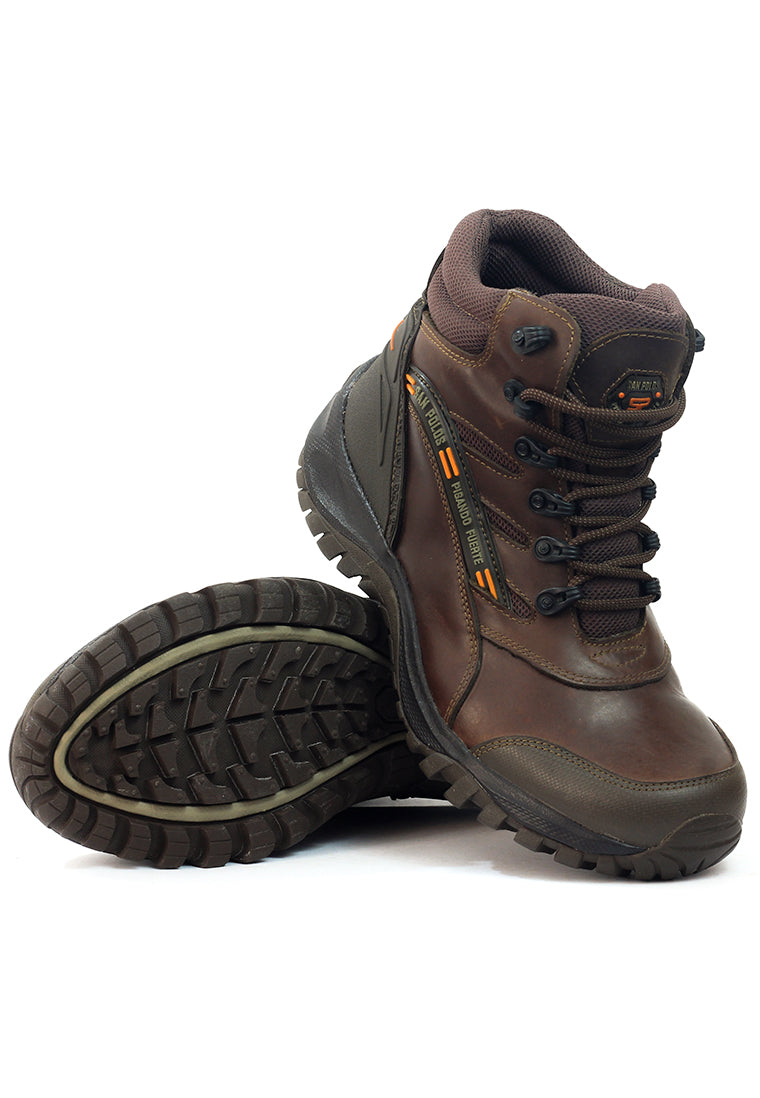 Botas San Polos Hiking Hombre 2295 Graso Café