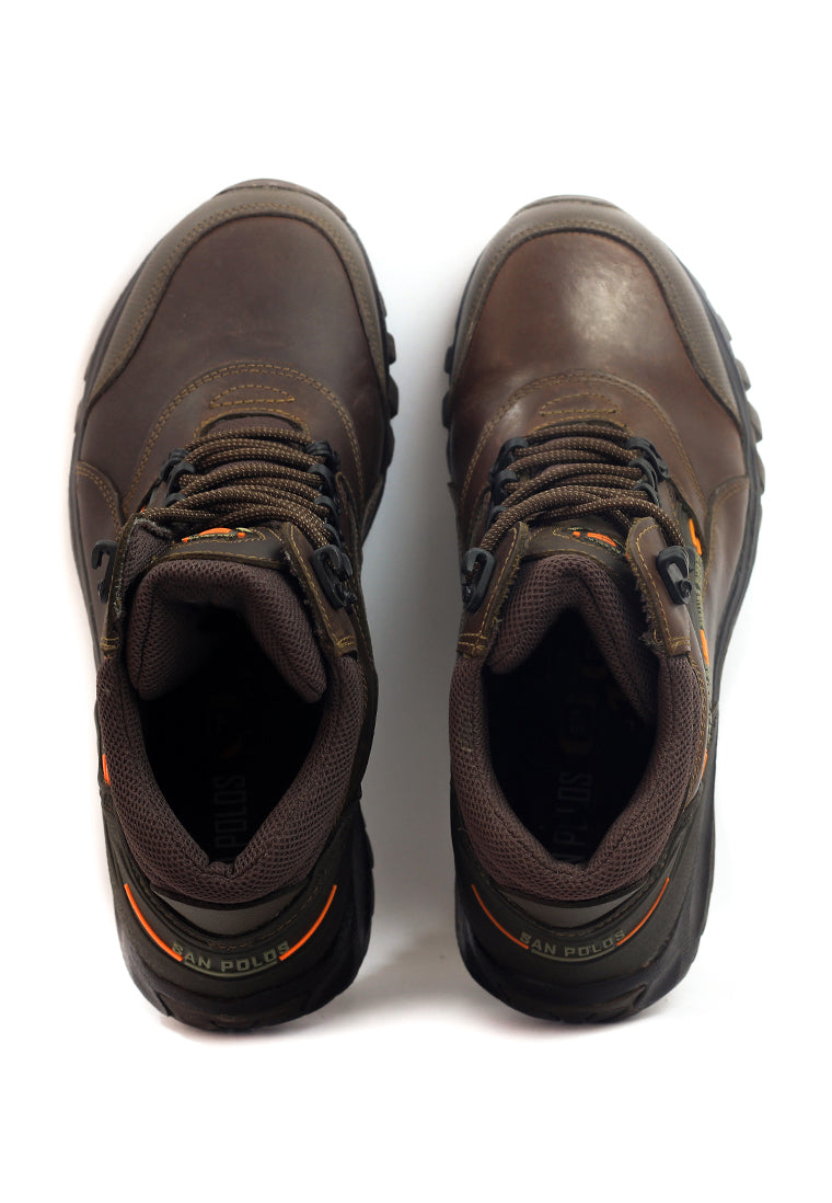 Botas San Polos Hiking Hombre 2295 Graso Café