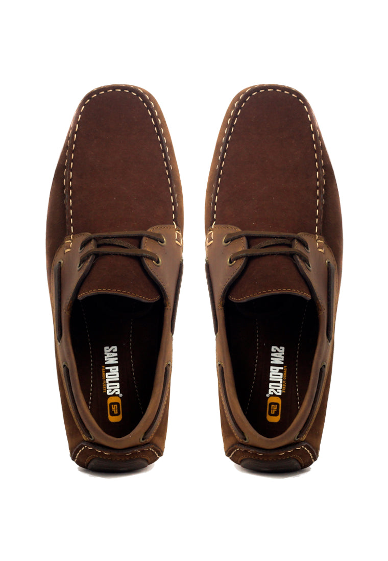 Zapatos San Polos Driver Hombre 3020 Nobuck Chocolate