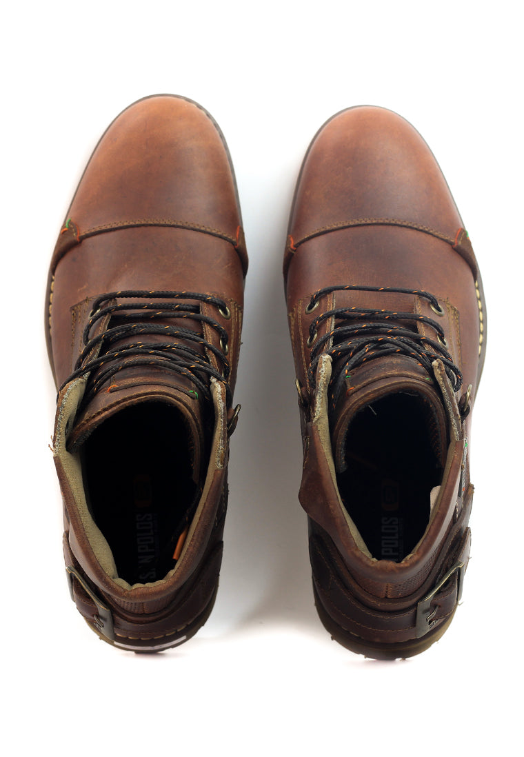 Botas San Polos Casual Hombre 3152 Fulton Coñac
