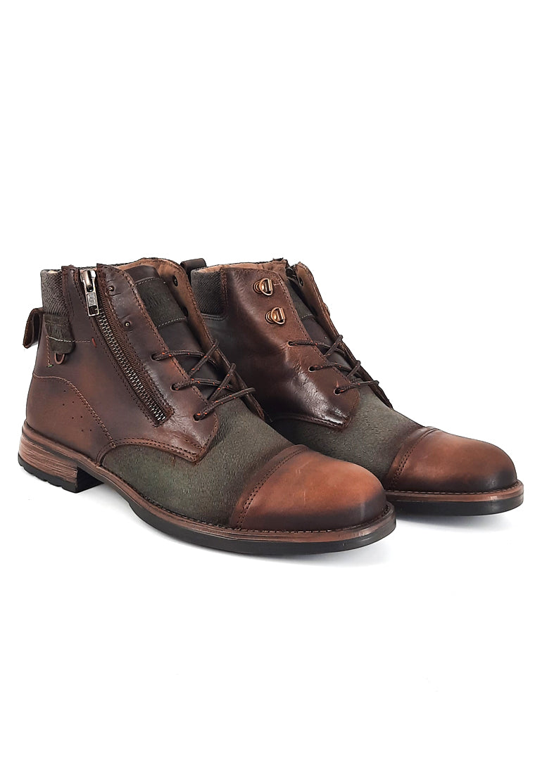Botas San Polos Casual Hombre 3413 Fulton Pardo