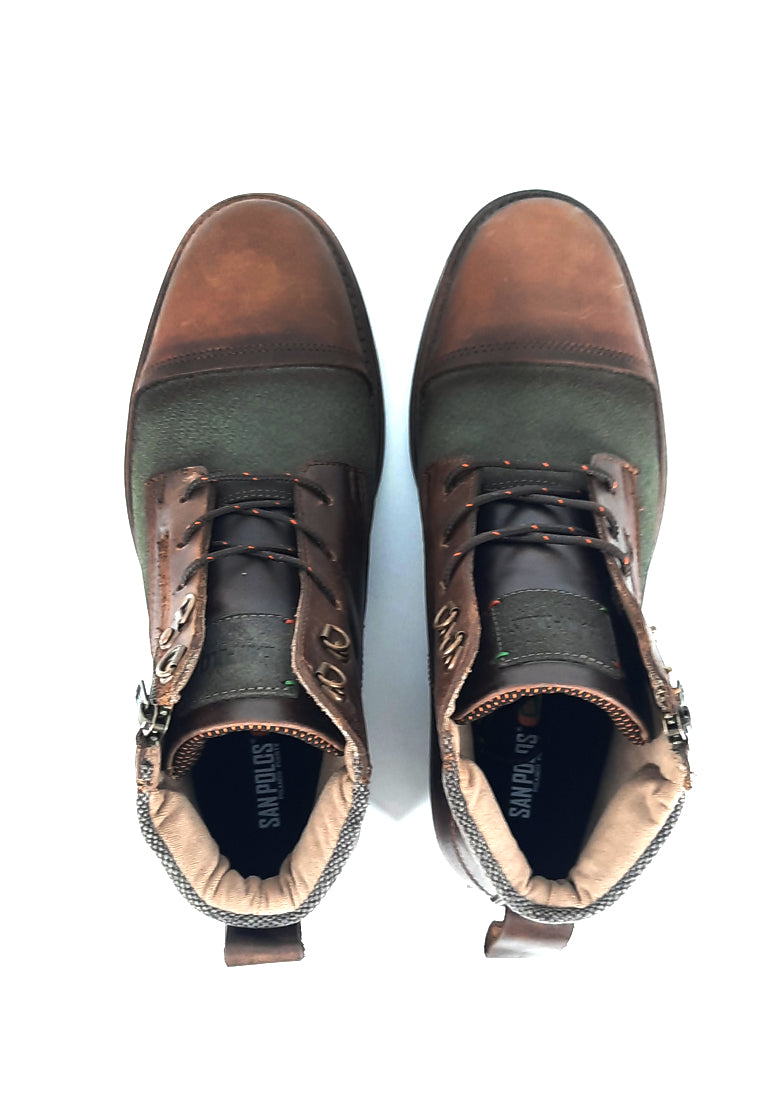 Botas San Polos Casual Hombre 3413 Fulton Pardo