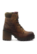 Botas Casuales de Cuero para Mujer San Polos Fulton Miel EK5102