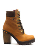Botas de Cuero Casuales para Mujer San Polos EK8902 Miel