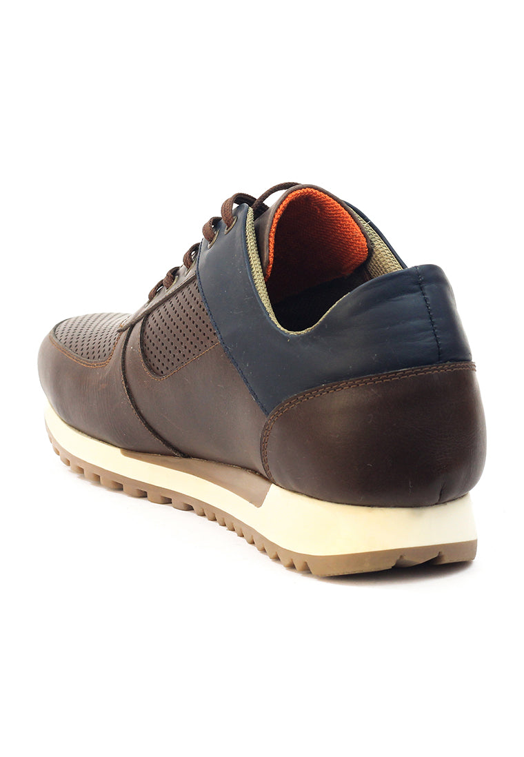 Zapatos San Polos Sneakers Hombre JCR394 Café Azul
