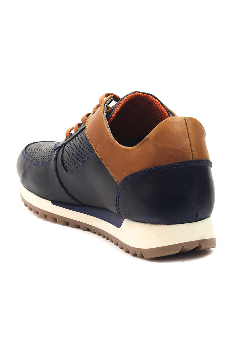 Zapatos San Polos Sneakers Hombre JCR394 Azul Café