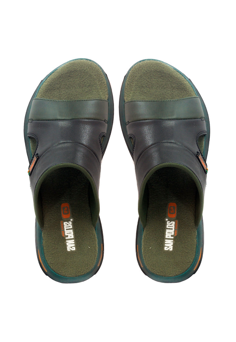 Sandalias San Polos Hombre SX001 Negro Verde