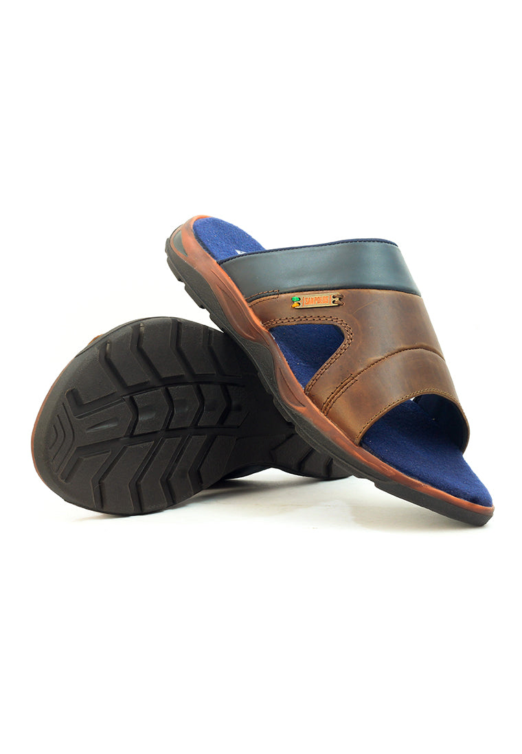 Sandalias San Polos Hombre SX001 Coñac Azul