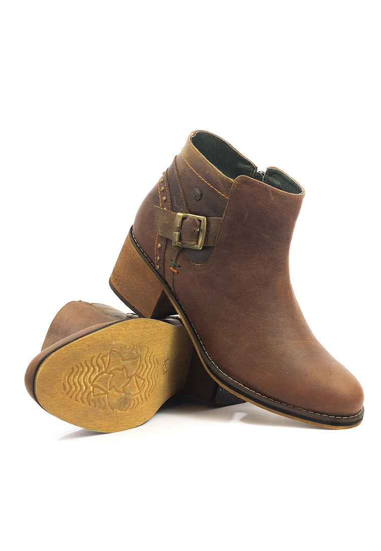 Botas San Polos Casual Mujer EK361 Fulton Coñac