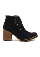 Botas de Cuero para Mujer San Polos EK6211 | Estilo Casual Negro