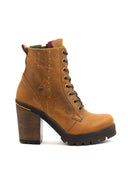 Botas de Cuero para Mujer San Polos Fulton Miel | Estilo Casual