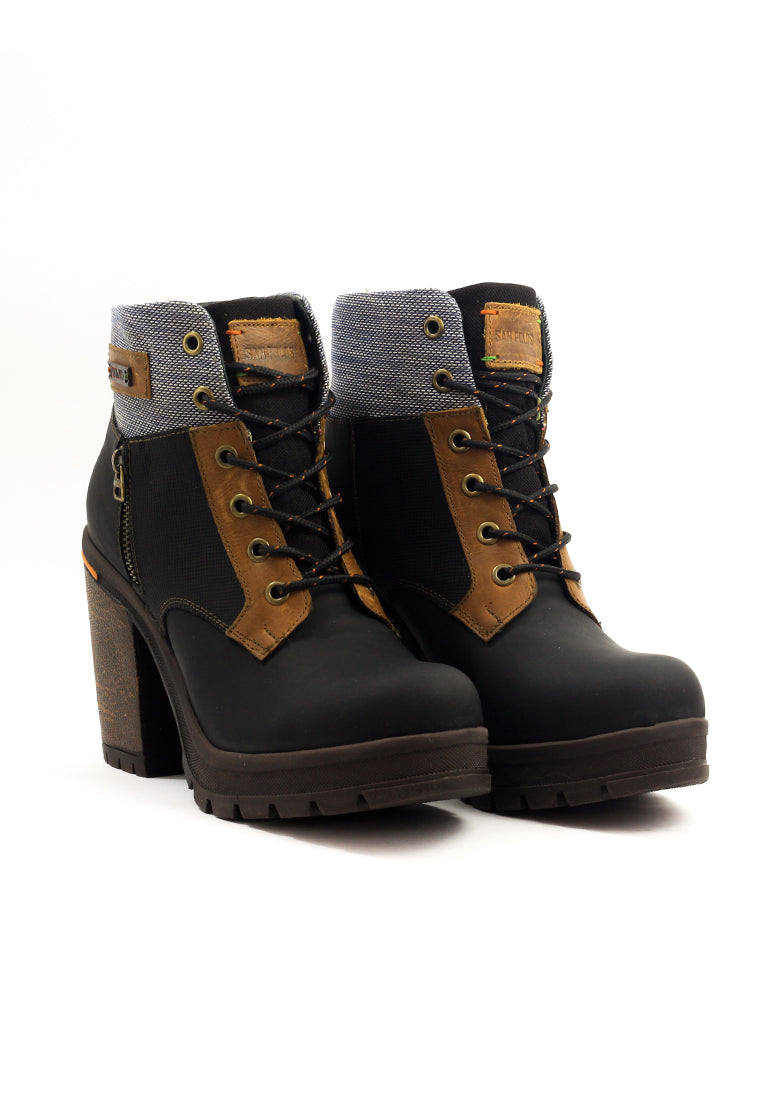 Botas San Polos Casual Mujer EK8935 Graso Negro