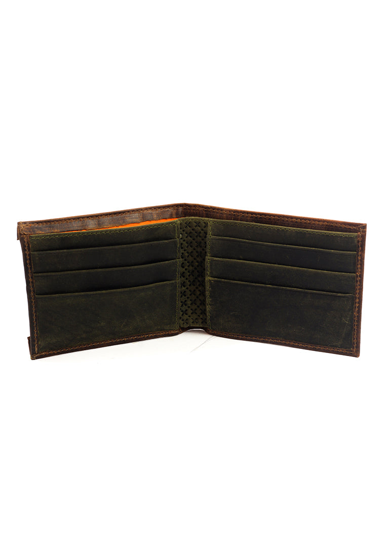 Billeteras San Polos Hombre JB040 Coñac Verde