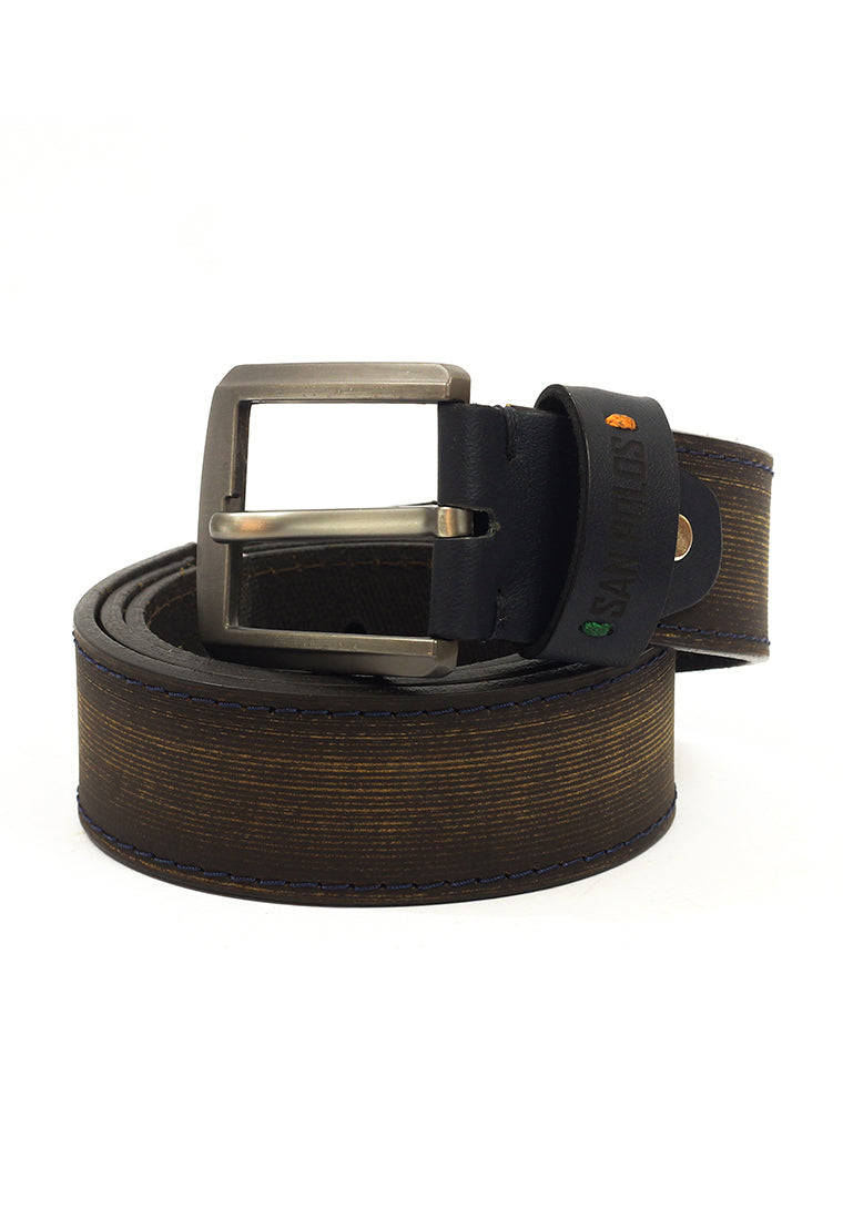 Correas San Polos Hombre SP004 Negro Miel