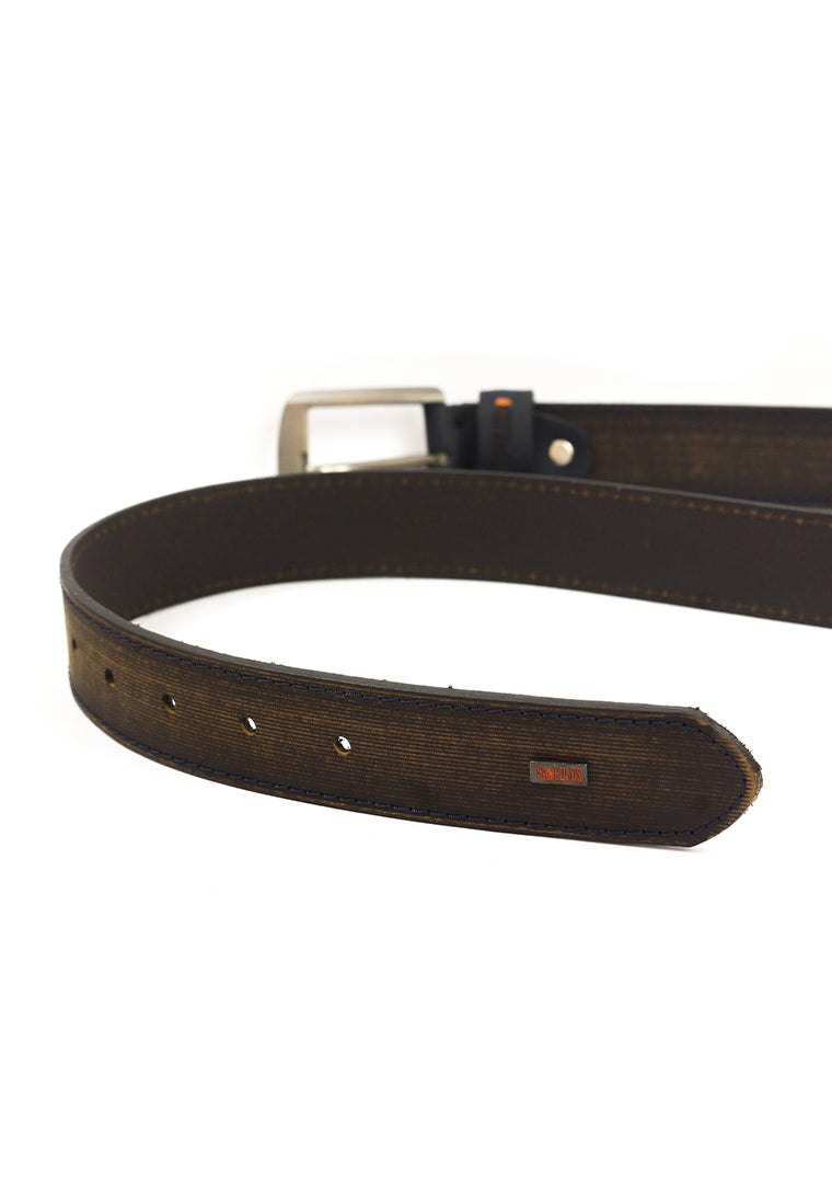 Correas San Polos Hombre SP004 Negro Miel