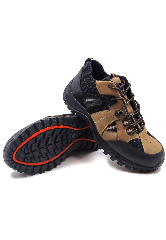 Zapatos San Polos Hiking Hombre 3175 Negro Arena