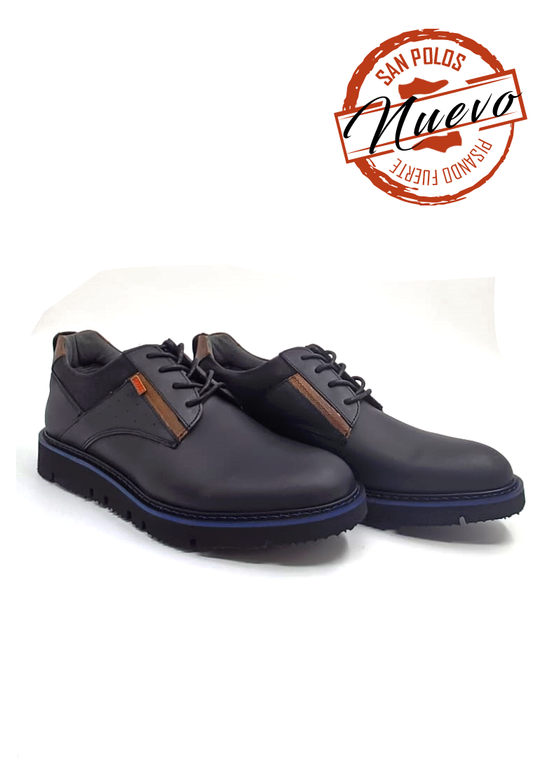 Zapatos San Polos Casual Hombre 3716 Negro