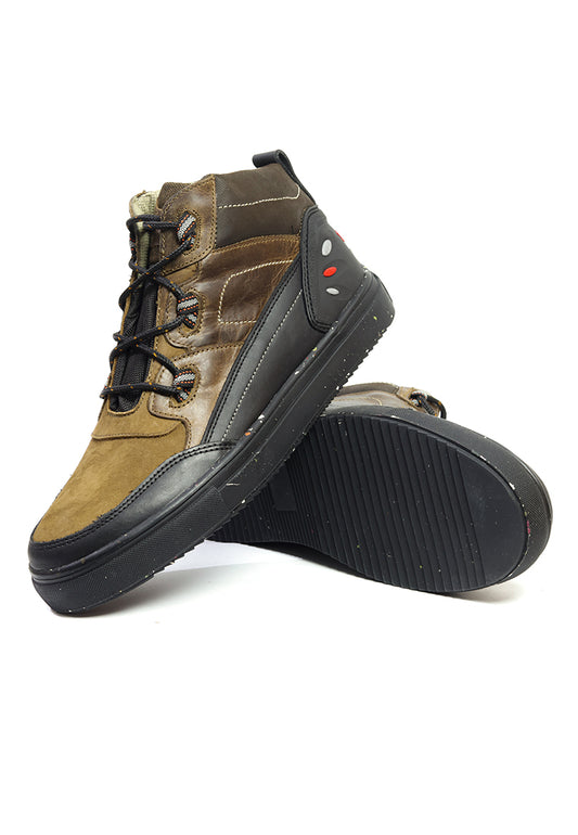 Botines San Polos Tipo Vans Hombre 3766 Miel Azul