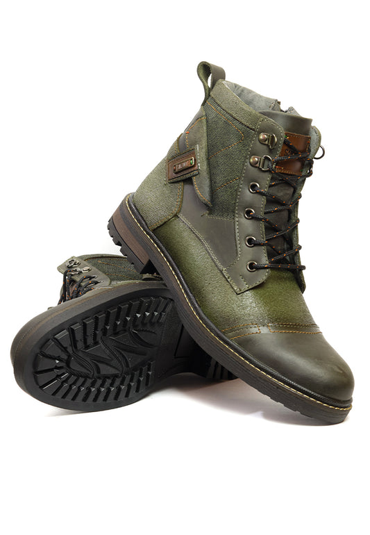 Botas San Polos Casual Hombre 3878 Verde