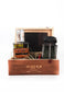KIT PERFUME, REATA VERDE Y BILLETERA VERDE COÑAC