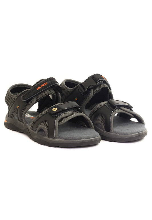 Sandalias San Polos  Hombre SX003 Negro Gris